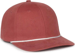 OC Sports OC602 Modern Solid with Cord Cap - Lake Red - Red / OSFM