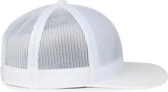 OC Sports OC604M All Mesh Cap - White - White / OSFM