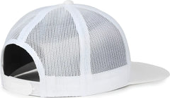 OC Sports OC604M All Mesh Cap - White - White / OSFM