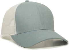 OC Sports OC770 Adjustable Mesh Back Cap with Sweatband - Ocean Blue White - Blue White / 6 7/8’’ - 7 1/2’’