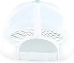 OC Sports OC770L Heathered Adjustable Mesh Back Cap - Heathered Mint White - Mint White / 6 7/8’’ - 7 1/2’’