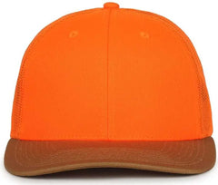 OC Sports OC771 Adjustable Mesh Back Cap - Blaze Blaze Old Gold - Blaze Blaze Old Gold / 6 7/8’’ - 7 1/2’’