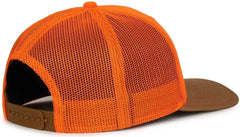 OC Sports OC771 Adjustable Mesh Back Cap - Blaze Blaze Old Gold - Blaze Blaze Old Gold / 6 7/8’’ - 7 1/2’’