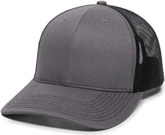 OC Sports OC771 Adjustable Mesh Back Cap - Charcoal Black