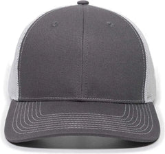 OC Sports OC771 Adjustable Mesh Back Cap - Charcoal White