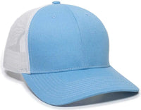 OC Sports OC771 Adjustable Mesh Back Cap - Light Blue White - Columbia Blue White / 6 7/8’’ - 7 1/2’’