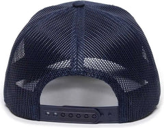 OC Sports OC771 Adjustable Mesh Back Cap - Navy - Navy / 6 7/8’’ - 7 1/2’’
