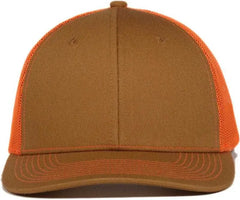 OC Sports OC771 Adjustable Mesh Back Cap - Old Gold Blaze - Gold Blaze / 6 7/8’’ - 7 1/2’’