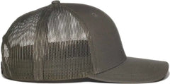 OC Sports OC771 Adjustable Mesh Back Cap - Olive Olive - Olive / OSFM
