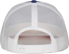 OC Sports OC771 Adjustable Mesh Back Cap - Royal White Red - Royal White Red / OSFM