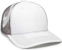 OC Sports OC771 Adjustable Mesh Back Cap - White Gray Generic Camo - White Gray / 6 7/8’’ - 7 1/2’’