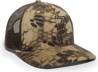 OC Sports OC771CAMO Adjustable Mesh Back Cap - Kryptek Highlander Brown - Kryptek Highlander Brown / 6 7/8’’ - 7 1/2’’