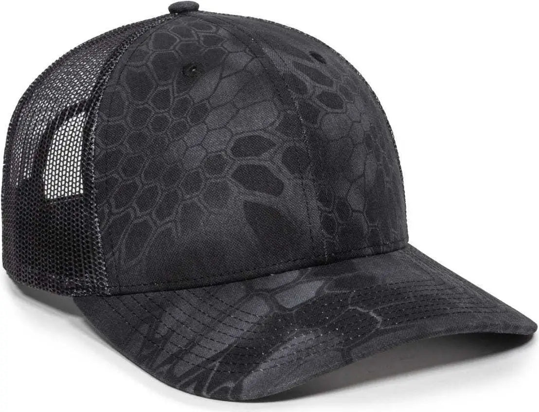 OC Sports OC771CAMO Adjustable Mesh Back Cap - Kryptek Typhon - Kryptek / 6 7/8’’ - 7 1/2’’