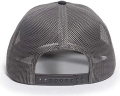OC Sports OC771CAMO Adjustable Mesh Back Cap - Kryptek Typhon Charcoal - Kryptek Typhon Dark Gray / 6 7/8’’ - 7 1/2’’