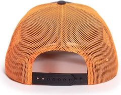 OC Sports OC771CAMO Adjustable Mesh Back Cap - Kryptek Typhon Neon Orange - Kryptek Typhon Orange / 6 7/8’’ - 7 1/2’’