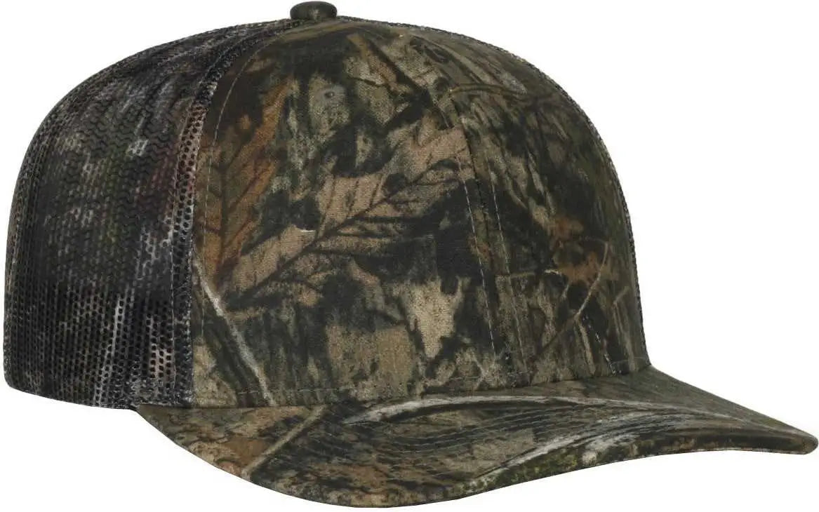 OC Sports OC771CAMO Adjustable Mesh Back Cap - Mossy Oak Country DNA - Mossy Oak / OSFM