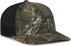 OC Sports OC771CAMO Adjustable Mesh Back Cap - Mossy Oak Country DNA Black - Mossy Oak Black / OSFM