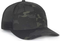 OC Sports OC771CAMO Adjustable Mesh Back Cap - Nyco Multicam Black Black - Black / OSFM