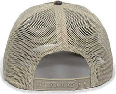 OC Sports OC771CAMO Adjustable Mesh Back Cap - Realtree Edge Tan