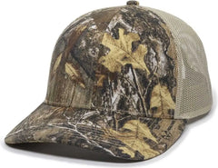 OC Sports OC771CAMO Adjustable Mesh Back Cap - Realtree Edge Tan