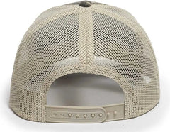 OC Sports OC771CAMO Adjustable Mesh Back Cap - Realtree Timber Tan