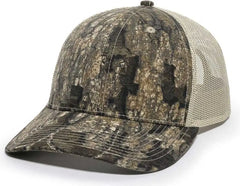 OC Sports OC771CAMO Adjustable Mesh Back Cap - Realtree Timber Tan