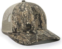 OC Sports OC771CAMO Adjustable Mesh Back Cap - Realtree Timber Tan - Realtree Timber Tan / 6 7/8’’ - 7 1/2’’