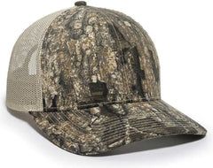 OC Sports OC771CAMO Adjustable Mesh Back Cap - Realtree Timber Tan - Realtree Timber Tan / 6 7/8’’ - 7 1/2’’