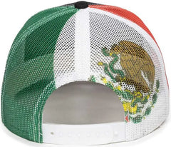 OC Sports OC771PM Mesh Back Mexican Flag Cap Black Mexican Flag Black / 6 7/8’’ 7 1/2’’