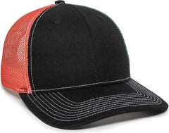 OC Sports OC771PM Mesh Back Mexican Flag Cap Black Mexican Flag Black / 6 7/8’’ 7 1/2’’
