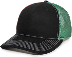 OC Sports OC771PM Mesh Back Mexican Flag Cap Black Mexican Flag Black / 6 7/8’’ 7 1/2’’