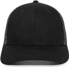 OC Sports OC771PM Mesh Back USA Flag Cap - Black Black USA - Black / 6 7/8’’ - 7 1/2’’