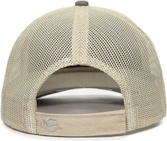 OC Sports OC771V Adjustable Mesh Back Cap - Olive Khaki - Olive Khaki / 6 7/8’’ - 7 1/2’’