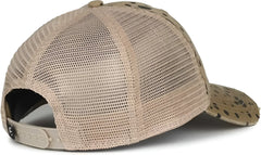 OC Sports OC801P Pattern on Front Panels and Visor Cap - Modern Cheetah Tea Stain - Stain / OSFM