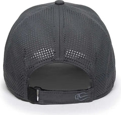 OC Sports OC803 Adjustable Mesh Back Solid Color Cap - Graphite - Dark Gray / 6 7/8’’ - 7 1/2’’