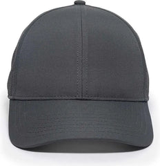 OC Sports OC803 Adjustable Mesh Back Solid Color Cap - Graphite - Dark Gray / 6 7/8’’ - 7 1/2’’