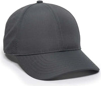 OC Sports OC803 Adjustable Mesh Back Solid Color Cap - Graphite - Dark Gray / 6 7/8’’ - 7 1/2’’