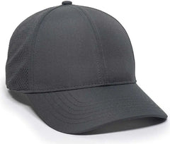 OC Sports OC803 Adjustable Mesh Back Solid Color Cap - Graphite - Dark Gray / 6 7/8’’ - 7 1/2’’