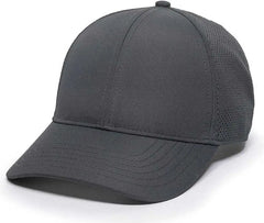 OC Sports OC803 Adjustable Mesh Back Solid Color Cap - Graphite - Dark Gray / 6 7/8’’ - 7 1/2’’