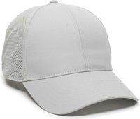 OC Sports OC803 Adjustable Mesh Back Solid Color Cap - Light Gray - Light Gray / 6 7/8’’ - 7 1/2’’