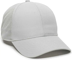 OC Sports OC803 Adjustable Mesh Back Solid Color Cap - Light Gray - Light Gray / 6 7/8’’ - 7 1/2’’