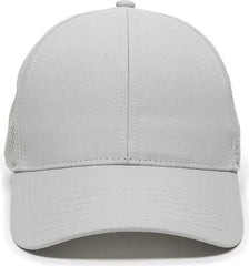 OC Sports OC803 Adjustable Mesh Back Solid Color Cap - Light Gray - Light Gray / 6 7/8’’ - 7 1/2’’