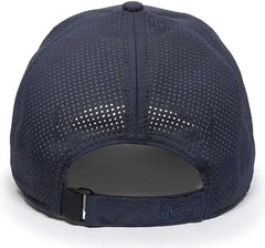 OC Sports OC803 Adjustable Mesh Back Solid Color Cap - Navy - Navy / 6 7/8’’ - 7 1/2’’
