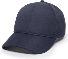 OC Sports OC803 Adjustable Mesh Back Solid Color Cap - Navy - Navy / 6 7/8’’ - 7 1/2’’
