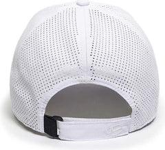 OC Sports OC803 Adjustable Mesh Back Solid Color Cap - White - White / 6 7/8’’ - 7 1/2’’
