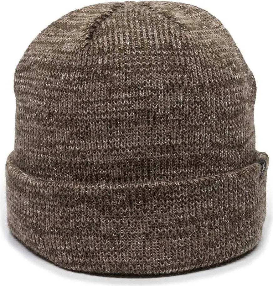 OC Sports OC804 Watch Beanie with Cuff - Brown - Brown / One Size Fits Most