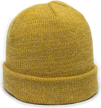OC Sports OC804 Watch Beanie with Cuff - Mustard - Gold / One Size Fits Most