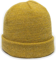 OC Sports OC804 Watch Beanie with Cuff - Mustard - Gold / One Size Fits Most
