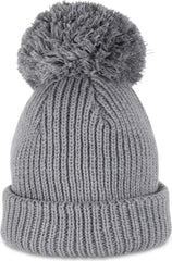 OC Sports OC806 Acrylic Knit 3’’ Cuff Beanie - Charcoal - Dark Gray / One Size Fits Most