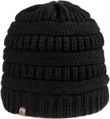 OC Sports OC807 Acrylic Knit Beanie - Black - Black / One Size Fits Most